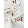 thumbnail image 6 of DARING DIVA Women's Pajama Sets Cherry Print Ruffled Long Sleeve Top and Pants XL Apricot, 6 of 6