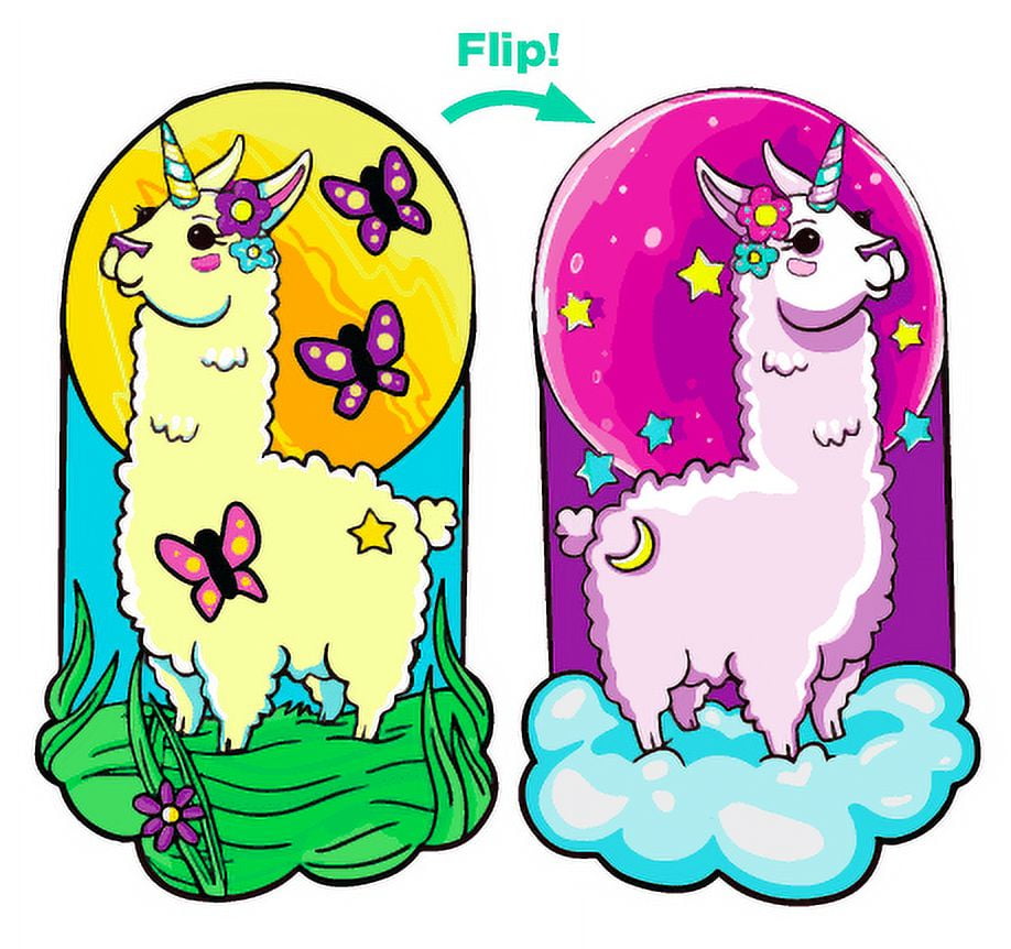 Luvsy Flip Blanket - Llamacorn, 2 Blankets in 1