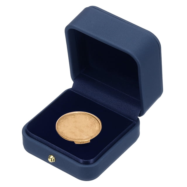 Caja de exhibición de monedas, estuche de monedas con soporte para monedas, adecuado para monedas de 35 mm para coleccionistas
