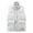 White, variant on Dgankt PufferJacket Men Men Puffer Vest Lightweight Stand Collar Cotton Sleeveless Winter Warm Zip Up Padded Outerwear Jackets with Pockets