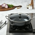 thumbnail image 5 of Infuse 10.5Qt Nonstick Aluminum Jumbo Covered Family Cooker, Black, 5 of 6