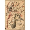 thumbnail image 3 of Unknown 17x24 Black Modern Framed Museum Art Print Titled - Battle of Gettysburg #1, 3 of 5