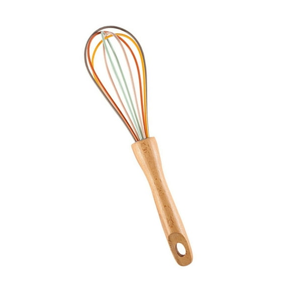 Handys Silicone Whisks Heat Eggs Beater Easy to Silicone Stirrer for Mixings and Whisking Bakings Tool