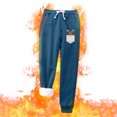 thumbnail image 2 of TAIAOJING Women Wide Leg Pants Low Waist Baggy Cargo Drawstring Loose Pocket Jogger Hippie Punk Streetwear Trousers, 2 of 8
