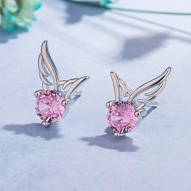 Nuevos pendientes de plata de ley 925 con circonita AAA para mujer, exquisitos accesorios de joyería para novia, regalo de moda para boda
