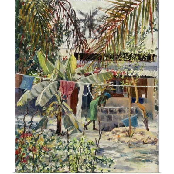 Great BIG Canvas | Rolled Tilly Willis Poster Print entitled By the Wall, 2009