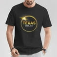thumbnail image 2 of 2024 Solar Eclipse in Texas USA Totality Tee – Women’s Cotton T-Shirt Featuring Commemorative Graphic for Casual or Event Wear, Size M, Color Black, 2 of 4