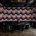 thumbnail image 3 of Dreamy Baroque Peel and Stick Wallpaper Dreamy Baroque Clouds Crescent Moons Navy Sky Wall Mural 17.7in x 9.8ft Self Adhesive Removable Wall Paper Renter Friendly Wallpaper for Girls Kids Bedroom, 3 of 8