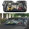 thumbnail image 3 of 3D Chartreux Cats Car Auto Sunshades Windshield Heat Protection, Pet Cat Sun Shades Univeral Fit Cars Suv Truck, 3 of 5