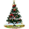 thumbnail image 4 of GZHJMY Christmas Tree Skirt Xmas Tree Skirts 48" 3D Rendered Farm Animals Christmas Tree Mat for Christmas Holiday Party Ornaments, 4 of 5