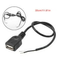 thumbnail image 5 of 1Pc High Quality USB 2.0 Female 2 Pin 2 Wire Power Charge Cable Cord Connector DIY 30cm, 5 of 6