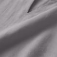 thumbnail image 5 of VeFlora Men's Linen Shirt, Long-Sleeve, V-Neck, Button-Down Linen Shirt, Men's Summer Shirt, Lightweight, Casual Shirt, Men's Shirts, Beach Shirt(Grey/XXXXL), 5 of 7