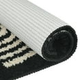 thumbnail image 4 of Unique Bargains Non-Slip Absorbent Resist Dirt Entrance Mat Soft Fluffy Carpet Doormats Dark Gray 20"x32", 4 of 7