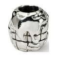 thumbnail image 3 of World Charm .925 Sterling Silver Antiqued Finish Reflection Beads - QRS330, 3 of 6