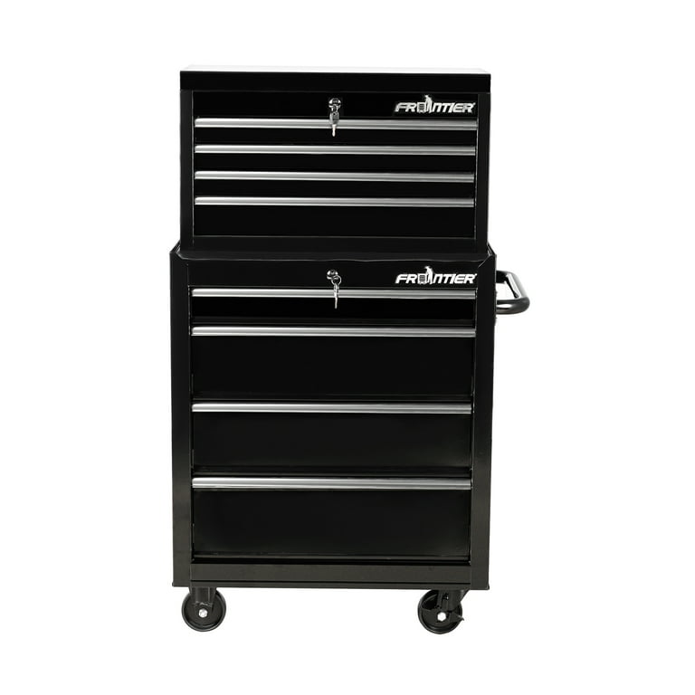 Frontier 26-inch 4 Drawer Top Chest Tool Cabinet in Black