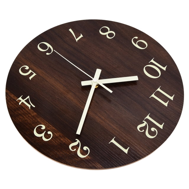 RelOJ Analógico, Movimiento de Cuarzo Luminoso 3D Estilo Retro de Pared Retro Para El Hogar para la Oficina