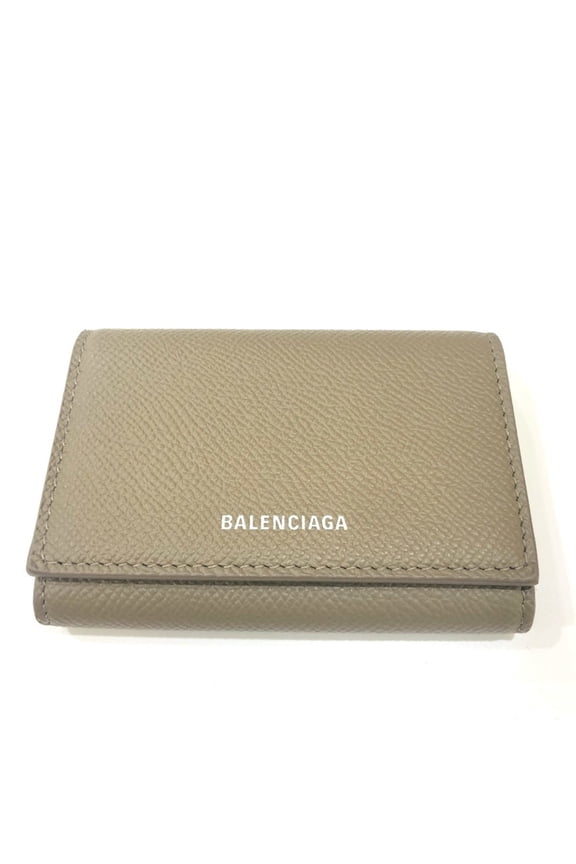 Pre-Owned BALENCIAGA Ville Accordion Wallet with Card Case, 581099, Leather, Women's,... (Good)