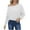 White, variant on Kaemgyyd Sweaters for Women Lightweight Solid Color off the Shoulder Tops Knit Long Sleeve Loose Button Pullover Fall Clothing