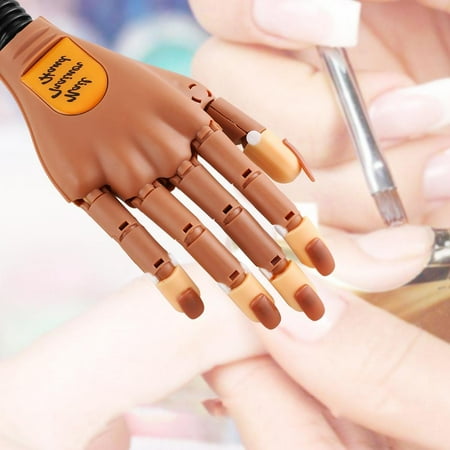 Christmas Flexible Clip On Nail Art Practice Training Hand Finger W Christmas Flexible Clip On Nail Art Practice Training Hand Finger W 100pcs Tips
