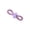Purple, variant on Cat Toys for Indoor Cats, Purple Mesh Bow Toy with Built-in Bell, Breathable No Stuffing Chew Toy for Kittens Bite Kick Roll Play