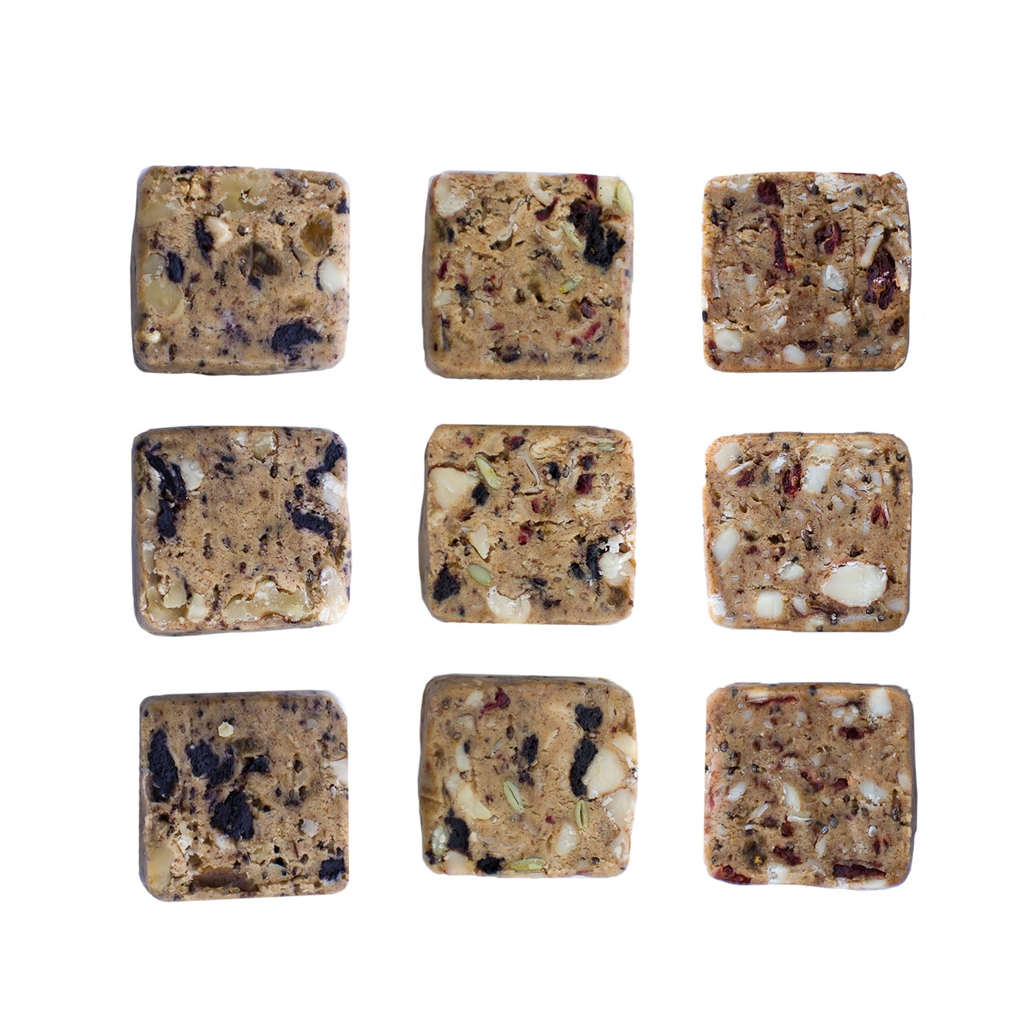 Fruit Fanatic Pack - E3 Energy Cubes | High-Fiber, All-Natural Protein Bars (12 bars)