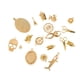thumbnail image 4 of Encantos de plata antiguos jinwen para collar de mujer DIY Oro, 4 of 6