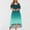 Green, variant on Aloohaidyvio Maxi Dresses for Women 2024,Fashion Women Summer Casual Short Sleeve Off The Shoulder Gradient Dress