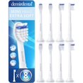 thumbnail image 1 of Toothbrush Heads Mini Extra Soft Compatible with Philips Sonicare Toothbrush Heads - Soft & Small Replacement Heads for Sensitive Teeth - Gentle Brush Heads - White - Replaces HX6088e, 1 of 2