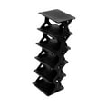 thumbnail image 4 of Zapatero vertical, organizador de almacenamiento, expositor, estante para zapatos, ahorra espacio para dormitorio, sala de estar, entrada, dormitorio, 6 niveles, 4 of 8