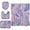 Pale Pink Marine Creatures, variant on 4-Piece Bathroom Set with Waterproof Shower Curtain with Non-Slip Bath Mat, U-Shaped Mat & Toilet Lid Cover Marine Organismsd