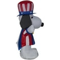 thumbnail image 3 of Gemmy Airblown Inflatable Patriotic Snoopy, 3.5 ft Tall, White, 3 of 5
