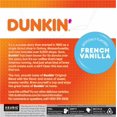 thumbnail image 3 of Dunkin' French Vanilla K-Cup Coffee Pods, 3 of 5