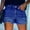 Lake Blue, variant on Womens Summer Denim Shorts, Casual Mid Waist Ripped Distressed Short Jeans Washed Jean Shorts for Teens Girls 3X 4X 5X