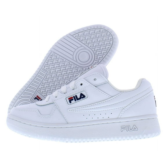 Fila T-2 Snow White Boys Shoes Size 6.5, Color: White