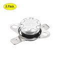 thumbnail image 1 of Interruptor de control de temperatura Uxcell Termostato 110掳C 10A N.C 6.3mm Pin 5 Paquete, 1 of 5