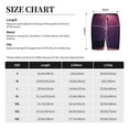 thumbnail image 3 of Pofeuu Thunderstorm Violet Purple Print Men's Soft Woven Elastic Waistband Sleep Pajama Short-Small, 3 of 6