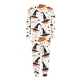 thumbnail image 5 of XUNKUSGA Plus Size Halloween Women's Pajama Sets Casual Long Sleeve Top and Bottoms Pjs 2 Piece Sets for Women Soft Cozy Fall Winter Pajamas for Women Set #7 2XL, 5 of 7