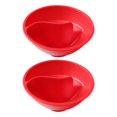 thumbnail image 1 of CAIROYAR Cuencos para cereales separados y húmedos Cuencos para salsas con separación de alimentos secos y húmedos de plástico, 1 of 7