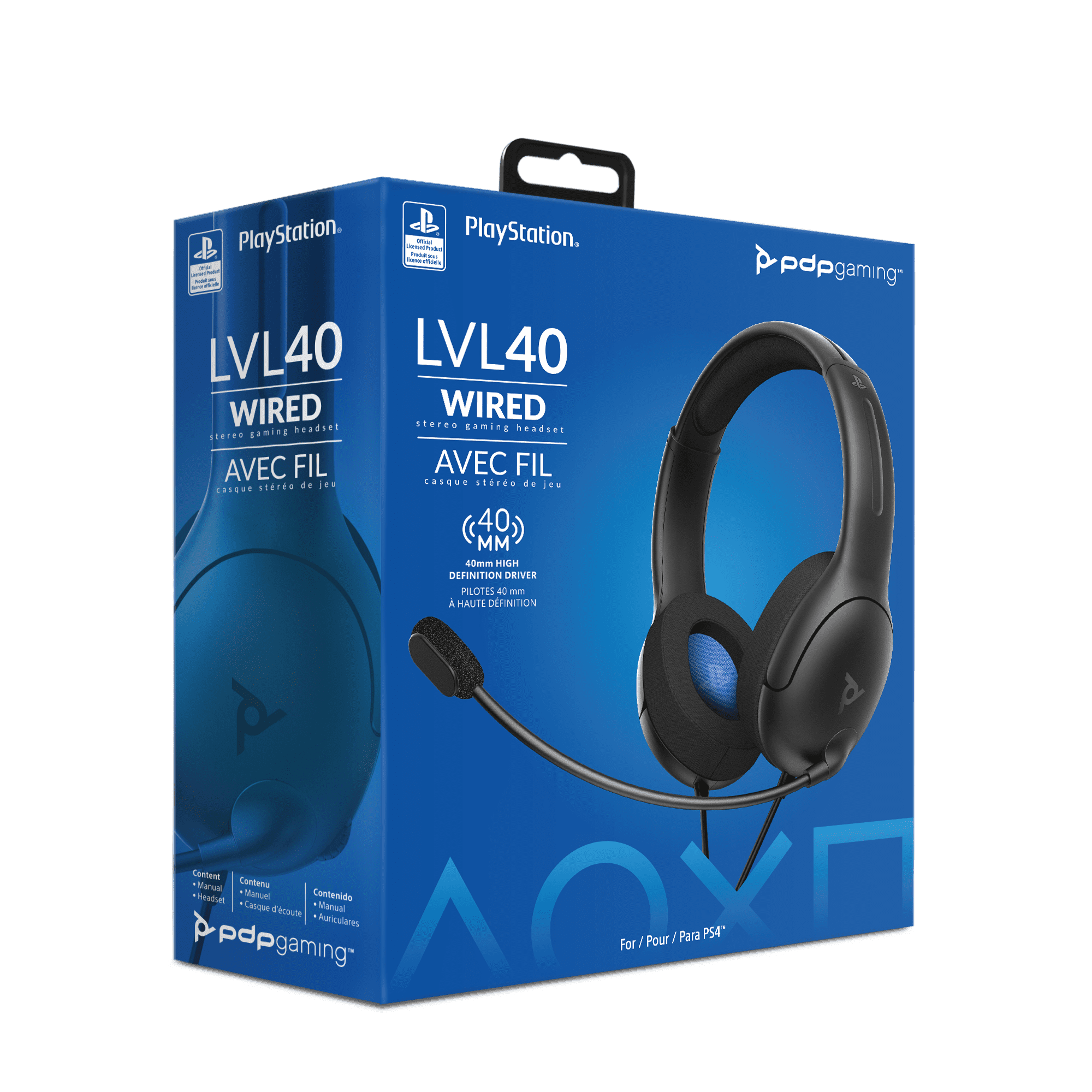 lvl40 wired stereo headset ps4