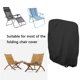 thumbnail image 4 of Moyic Funda para silla Oxford, impermeable, plegable, reclinable, resistente a los rayos , para acampar al aire libre Jardín y Patio, 4 of 6