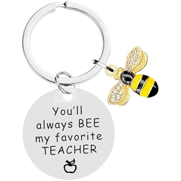 Teacher Appreciation Gifts Keychain - Heartfelt Gifts for Women Educators, Perfect for Christmas & Valentine's