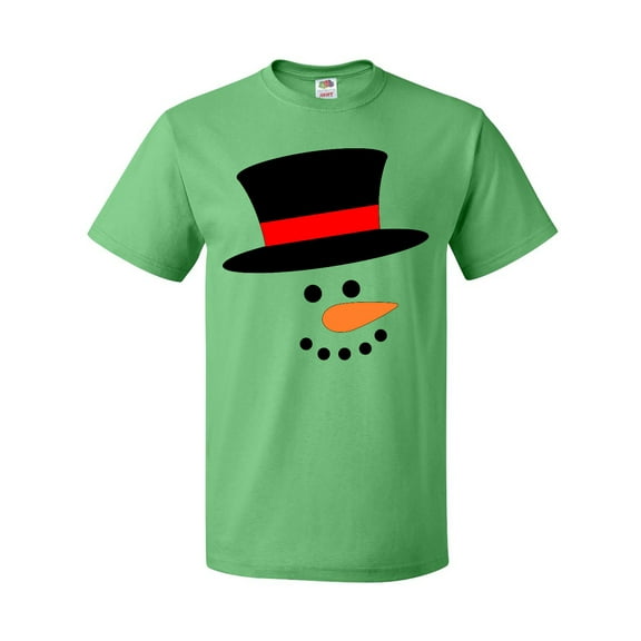 Inktastic Snowman with Top Hat and Carrot Nose T-Shirt