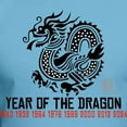 thumbnail image 3 of CafePress - Chinese New Year Of The Dragon Fitted T Shirt - Fitted T-Shirt, Vintage Fit Soft Cotton Tee, 3 of 4