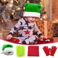 thumbnail image 1 of Ganfancp Niños de Navidad Papá Noel Juego de Disfraces de Papá Noel Barba de Navidad Sombrero Bufanda y Guantes de Navidad para Niños Cosplay Fiesta de Navidad Foto Prop Liquidación Ventas Hoy Oferta, 1 of 7