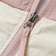 thumbnail image 5 of GUZOM Mens Windbreaker Jacket Pink Colorblock Nylon Lightweight Water Resistant Hooded with Pockets,Size XL, 5 of 9