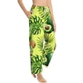 thumbnail image 2 of Sigee Kiwi and Avocado Print Women's Soft Pajama Pants - Breathable and Comfortable Lounge Sleep Bottoms with Elastic Waistband and Pockets-X-Large, 2 of 9