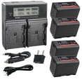 thumbnail image 1 of Kastar 4-Pack BP-950GPro Battery and AC LCD Dual Fast Charger Compatible with Canon Vistura UC-V10 UC-V10Hi UC-V20 UC-V30 UC-V100 UC-V200 UC-V300 UC-X1 UC-X1Hi UC-X2 UC-X2Hi UC-X30 UC-X30Hi Camera, 1 of 8