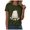 Army Green, variant on Halloween Oversized Shirts for Women Spooky Season T-Shirt Halloween Pumpkin Costume Ghost Fall Tees Top (Grey, 3XL)