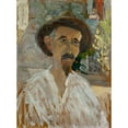 thumbnail image 3 of Ernst Schiess 11x14 Black Modern Framed Museum Art Print Titled - Self-Portrait III (1918), 3 of 5
