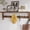 Brown, variant on Coat Rack Wall Mount, 35 Inch Large Coat Hooks Wall Mounted with 7 Dual Metal Hooks and 2 Side Hooks, Wall Hooks with Shelf in Entryway, Kitchen, Living Room, Bathroom, Bedroom